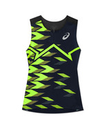 Asics Half-Zip Sleeveless Top Women&#39;s Running Sports Tank Asia-Fit 2092A... - $71.91