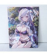 Qiqi Genshin Wedding Double Side Waifu Card Girl Art Oversize Board A5 - $22.76