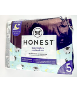 Honest Overnights Size 5 27+lbs Diapers 20 Count Sleepy Sheep - £18.04 GBP