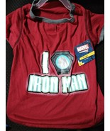 Marvel Avengers I Heart Iron Man Dog T-Shirt, Large By: Marvel - $257.07 MXN