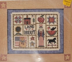 Vintage 1995 Dimensions &#39;Land of Liberty&#39; Debbie Mumm Cross Stitch Kit 1... - $14.99