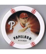 2013 Topps Baseball Poker Chipz JONATHAN PAPELBON Philadelphia Phillies - £2.20 GBP