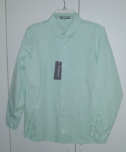 SPRING &amp; GEGE BOY'S LS GREEN BUTTON SHIRT-XL-NWT-100% COTTON-NICE - $8.99
