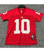 New York Giants Manning #10 Jersey Shirt Youth Small 8 Red NFL V-Neck New S - $893.43 MXN