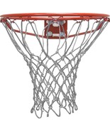 Krazy Netz Heavy Duty Silver Gray Colored Basketball Rim Goal Net Universal - £12.50 GBP