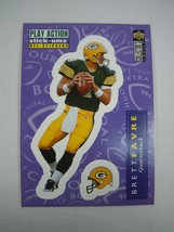 1996 Collector&#39;s Choice Update #S4 Brett Favre Play Action Stick-Ums - €2,14 EUR
