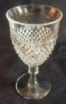 Westmoreland English Hobnail Diamond Round Base Water Goblet, Vintage Glassware - £8.03 GBP
