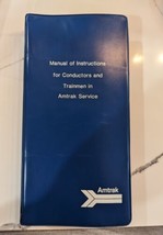 Manual of Instructions for Conductors &amp; Trainmen in Amtrak Service, 1976 - £15.97 GBP