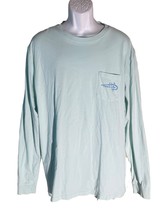 REEL LIFE Men&#39;s Long Sleeve Pull-Over Crew Neck Fishing T-Shirt Green XL - $9.89