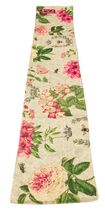 Floral Bees Dye Table Runner 12x72 inches Art by Suzann Nicoll - $12.86