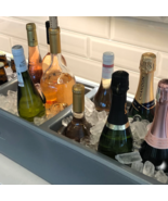 BEVERAGE DISPLAY COOLER HOME BAR CATERING BARTENDING BAR DECOR GRAY COOL... - $5,634.99 MXN