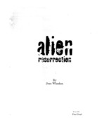 1997’s ALIEN RESURRECTION repro film script by Joss Whedon - $459.19 MXN