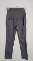 Gray Maternity Straight Leg Pants Women&#39;s Size Medium - $12.98