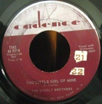 The Everly Brothers-This Little Girl Of Mine / Should We Tell Him-45rpm-1958-VG+ - £7.91 GBP