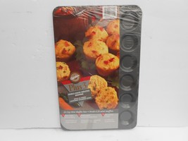 Wilton Premium Non-Stick 24 Mini Muffin Pan &amp; Mini Cupcake Pan New - £23.87 GBP