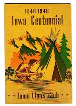 TAMA Iowa Centennial 1846-1946 Sac &amp; Fox Indians Long Ago &amp; Now Photos  - £156.27 GBP