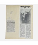 Vtg 1974 Evel Knievel Snake River Canyon Jump Newspaper Clippings Skycyc... - $19.00