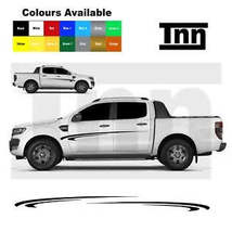 Stickers For Ford Ranger Raptor Side Stripes Sticker Decal Decals 4x4 Off-Road - £40.08 GBP