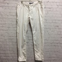 Rock &amp; Republic Womens Kashmiere Skinny Jeans White Stretch Mid Rise Den... - $15.35