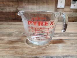 Vintage Pyrex Standard/Metric 1 Cup Glass Measuring Cup 8oz/250mL - £11.30 GBP