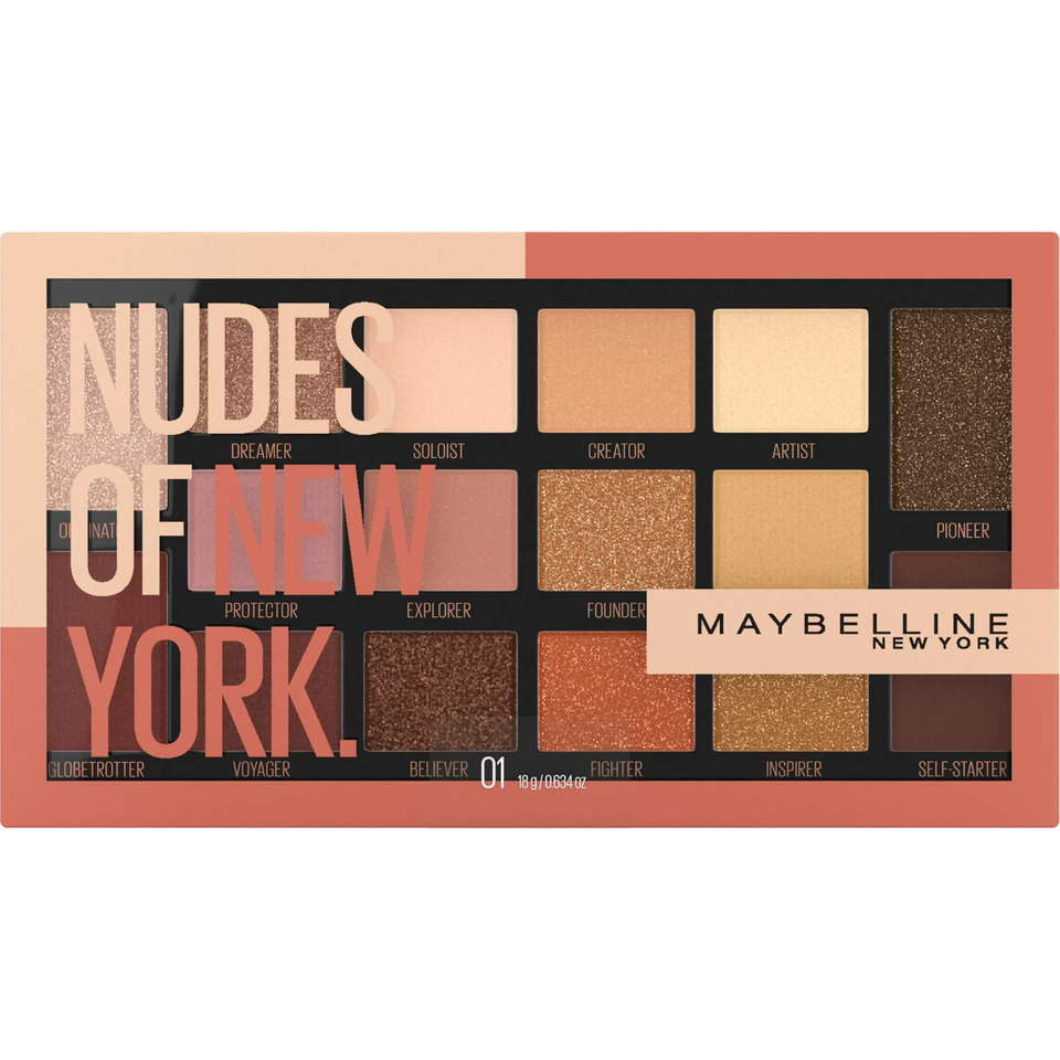 Maybelline Eyestudio Nudes of New York 16 pan Eyeshadow Palette - $12.00