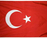 Turkey - 2&#39;X3&#39; Nylon Flag - £50.99 GBP