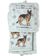 German Sheperd 3-Piece Kitchen Set - Oven Mitt, Pot Holder &amp; Kitchen Tow... - $33.33 CAD