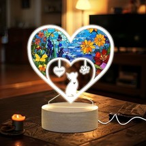 NETHOUSE Dachshund Memorial Gifts for Loss of Dog, Acrylic Night Light C... - £18.59 GBP