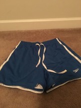 Speedo Youth Boys Blue &amp; White Shorts Reversible Athletic Size Large  - $36.86