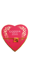 Large Godiva Full Valentine Heart Shaped Box Belgium 24 Chocolates New Sealed - £15.78 GBP