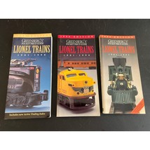 Greenbergs Lionel Trains Pocket Price Guides Set Of 3 1901-1998, 1901-1996, 1995 - £17.40 GBP
