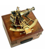 Vintage Heavy German Working Sextant 8&quot; Marine Nautical Collectible W Wo... - $179.43