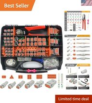 378 PCS DT Deutsch Series Waterproof Connector Kit, 2 3 4 6 8 12 Pin Con... - $179.68