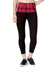 Calvin Klein Womens Tie Dye Cotton Legging Size X-Small Color Black/Red - £31.65 GBP