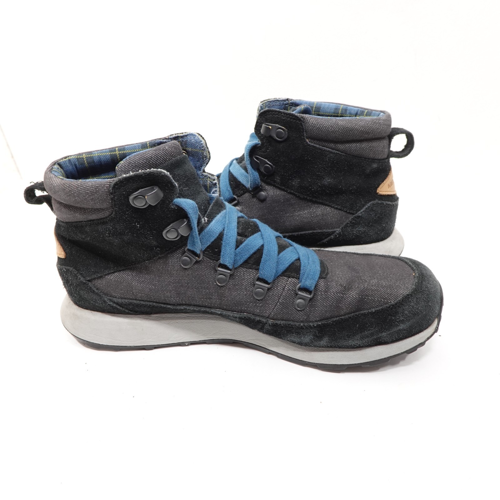 Merrell Ashford Classic Chukka Boots Men's 10 Black Gray Suede Ankle Item image 11