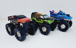 Toy State Road Rippers 4x4 Monster Truck Lot (3) Bigfoot Gravedigger Razor Jaw - £30.39 GBP