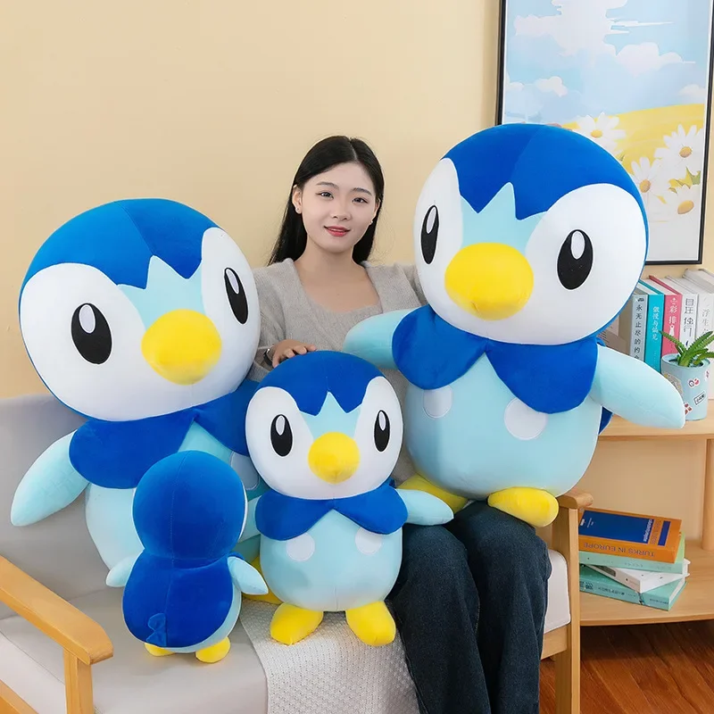 35-60cm Pokemon Piplup Plush Toys Cute Cartoon Stuffed Soft Toys Anime Penguin - £27.63 GBP+