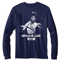 Bruce Lee Never Defeated Long Sleeve T Shirt - £24.71 GBP+