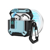 Generic For Airpods 2nd Gen / 1st Gen (Color: SKY BLUE) Shockproof Full ... - $44.93