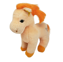 VINTAGE 1983 ANIMAL TOY IMPORTS ORANGE BABY HORSE PONY STUFFED ANIMAL PLUSH - £44.08 GBP