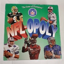 ORIGINAL Vintage 1997 NFLOpoly Board Game Dan Marino Brett Favre Rice Bl... - $49.49