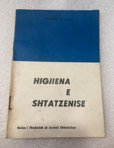 Old Albanian BOOK-HIGJENA E SHTATZANISE-BASHKIM CENOMERI-1984-PREGNACY BOOK-RAR - $24.75