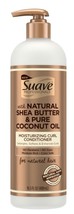 Suave Moisturizing Curl Conditioner With Shea Butter &amp; Coconut Oil, 16.5... - £12.32 GBP