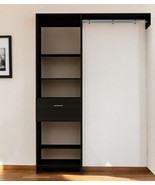 59&quot; Black Manufactured Wood Closet System - $892.41