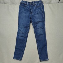 Madewell Womens Curvy High-Rise Skinny Dark Wash Denim Jeans Size 27 - £27.54 GBP