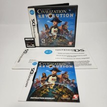 Sid Meier&#39;s Civilization Revolution Nintendo DS Complete w/ Manual CIB Tested - £12.55 GBP