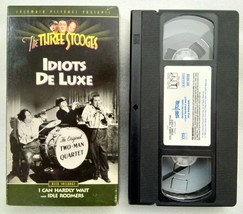 VHS The Three Stooges - Idiots De Luxe (VHS, 1993) - £8.78 GBP