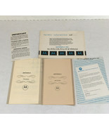 Vintage television and radio owners manuals Motorola brand paper ephemera  - $373.83 MXN