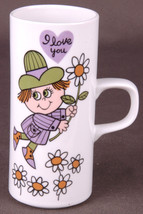 Vtg Smug Mugs Royal Crown Arnart I Love You By Kitty Porcelain-Coffee Te... - $11.29