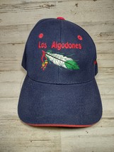 Los Algodones Mexico Feather Men&#39;s Wool Blend Baseball Hat Cap Navy Blue OS - $5.45